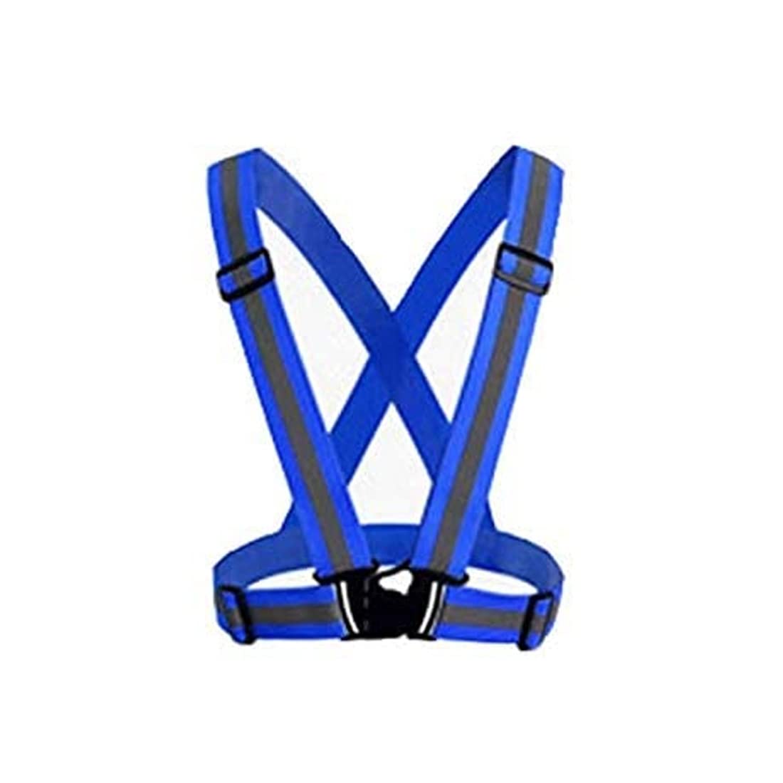 Imaashi Reflective Vest, Jacket Night Safety with High Visibility Adjustable Straps for Running, Jogging, Cycling, Hiking,Construction, Traffic, Cycling, Ramp (Blue) (B09TH12G81) Amazon Price History, Amazon Price Tracker