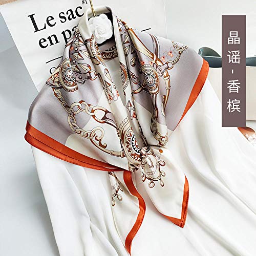Foulard en soie anti-UV et fraîcheur : grand châle léger d'été