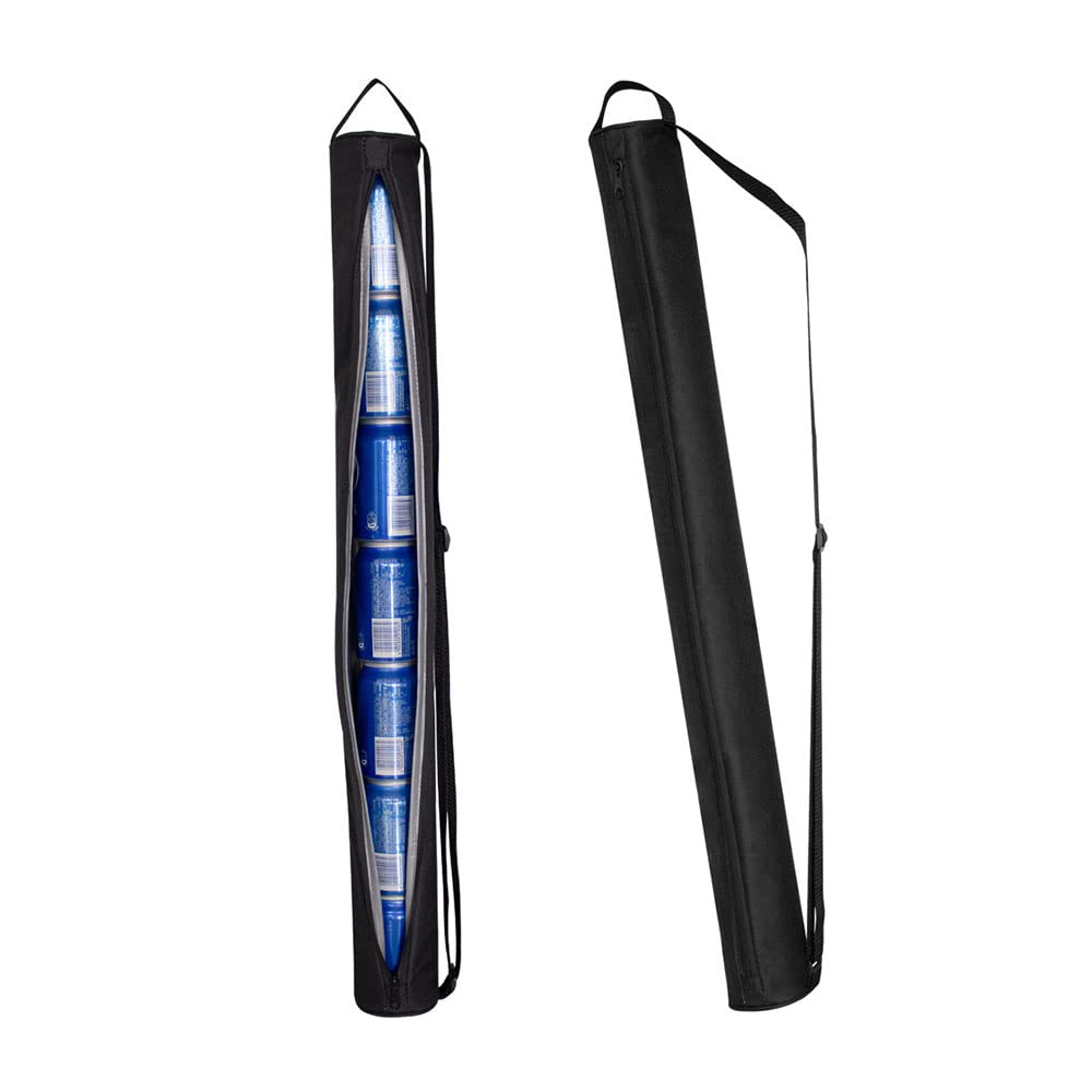 BDHI 1pc Golf Cooler Sleeve - 7 Can Beer Sleeve, Leakproof Beverage Storage Case for Golfer, Beer Lover, Golf Bags, Accessories, Gift (Y161-1)