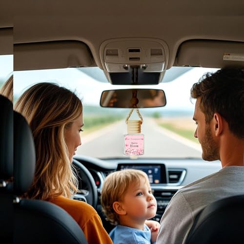 Image of Hanging Car Air Freshener Diffuser, Long Lasting Essential Oil Diffuser, Premium Hanging Scent Air Freshener for Car Interior, Odor Eliminator to Refresh Driving Space and Create Aromatic Car Oasis