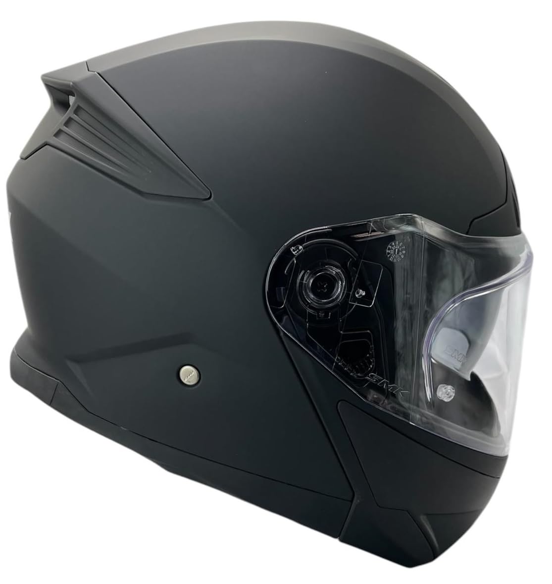 SMK Gullwing Helm, Mattschwarz, Modular SV