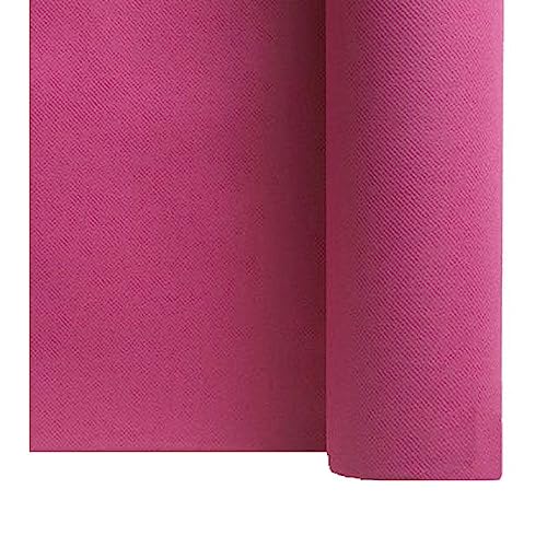 Fêter et recevoir Nappe INTISSÉE Framboise 25 X 1.2 M