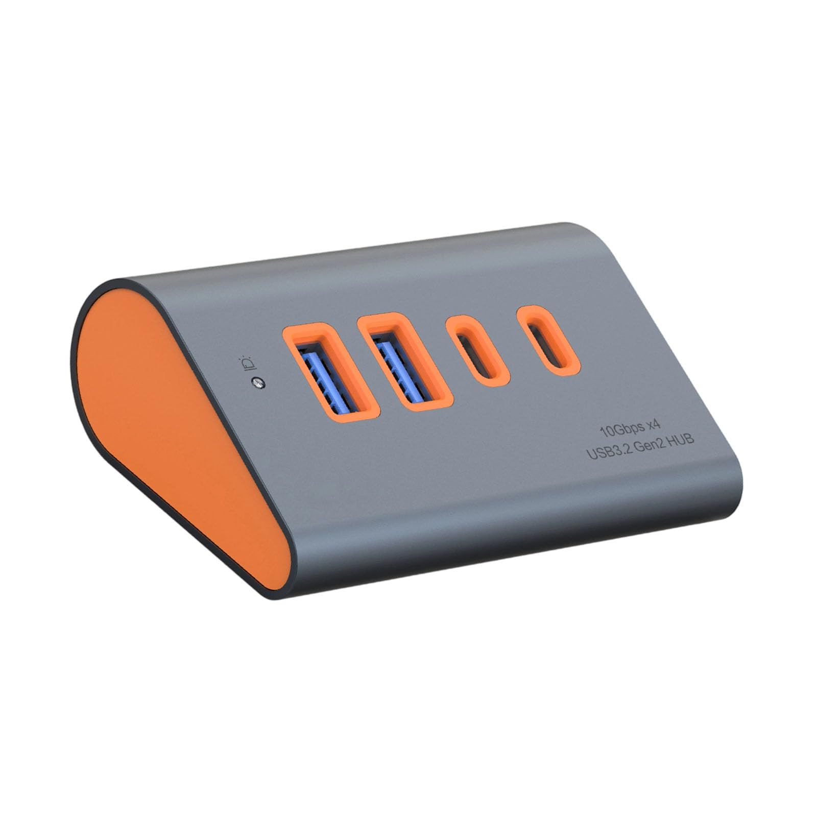 Hub USB 3.2 de aluminio con 4 puertos de 10 Gbps para laptop 7