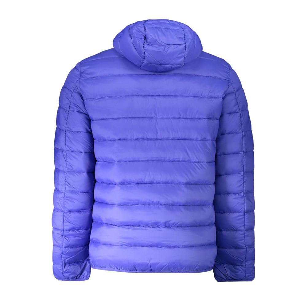 Piumino da Uomo, Giubbino da Uomo, Giacca Uomo 100gr, Con Cappuccio e Zip, Antivento, Traspirante, Leggera, Calda