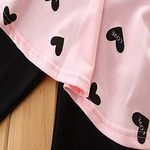 Image of Little Girl Clothes Infant Outfits Set 2 Pieces Long Sleeved Tops and Pants