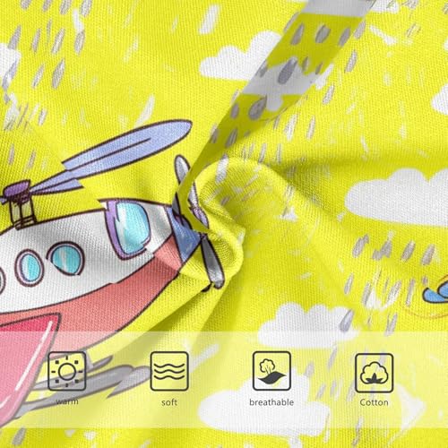 Colorful Airplanes Helicopters Clouds Toddler Girls's Underwear 2T 202c11883