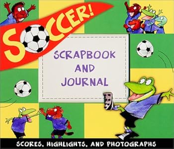 Spiral-bound Soccer Scrapbook for Boys and Girls Book