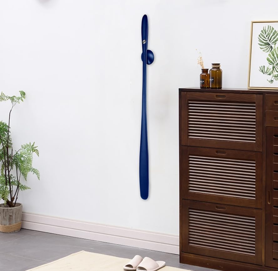 Luminexia Calzador Largo 72.2cm Ayudantes de Zapatos Perezoso Portátil,Calzador magnético de Pared，Calzador de Plástico para Levantamiento de Zapatos
