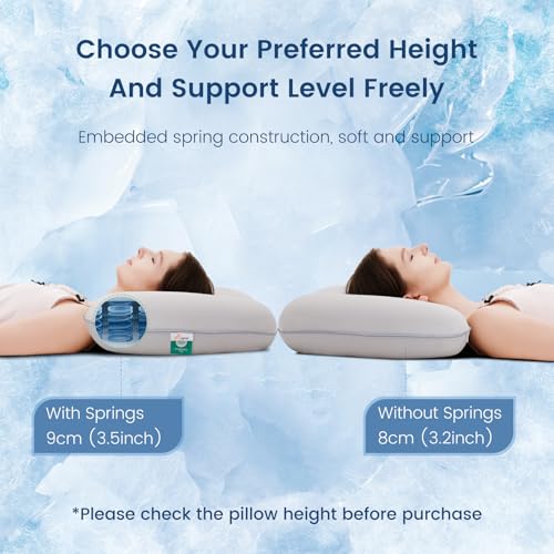 Elegear 40x60 Memory Foam Kissen, Arc-Chill 3.0 Kühlkissen zum schlafen, Nackenkissen Kopfkissen...
