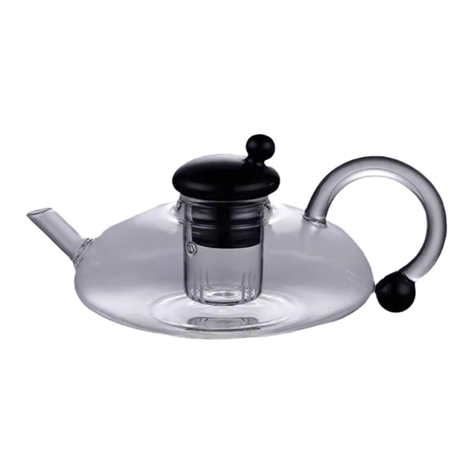 590 ml żaroodporny zestaw czajniczek ze zdejmowanym filtrem siatkowym do herbaty i kawy sypkich liści 2 filiżanki szary dzbanek do herbaty idealny do użytku domowego i kuchennego