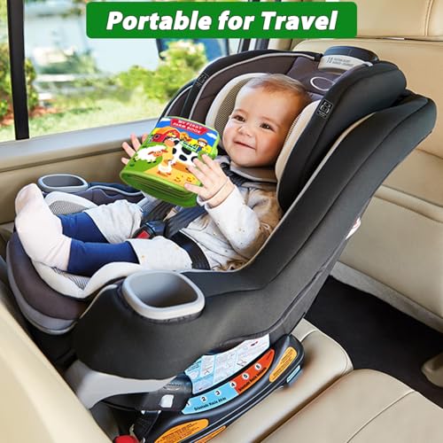 Image of Cobelae Busy Book for Toddlers 1-3, Montessori Toys for 1 Year Old | Busy Board Quiet Activity Books,Travel Toys for Kid,Soft & Durable Felt Material,Fine Motor & Cognitive Development