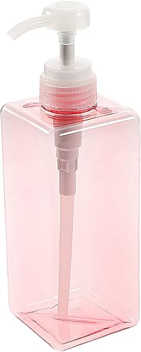 Zerodeko 1 botella vacía de 22.0 fl oz botella cuadrada con bomba dispensadora de botella recargable para lavado facial champú jabón de manos disponible en Yaxa Costa Rica