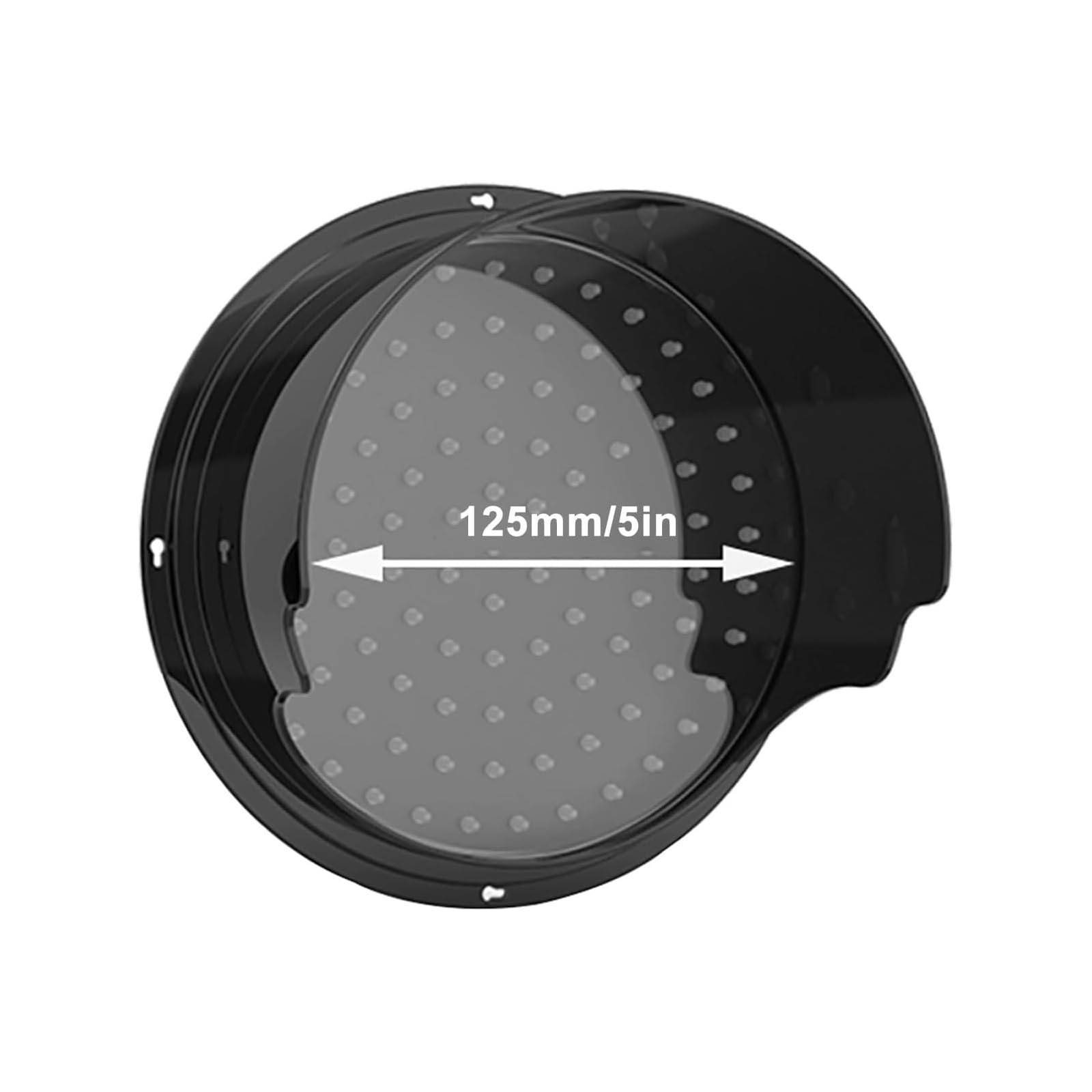 Czerwone/zielone Sygnalizator Świetlny z Przyciskiem, 100–240 V | Przeznaczony do Stacji, Myjni Samochodowych, Centrów Handlowych, Pasów Parkingowych(125mm/5 in)