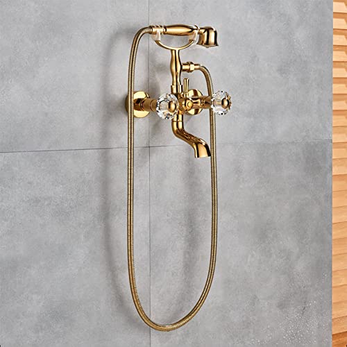 Robinet de baignoire mural LWX mitigeur de douche complet - 6