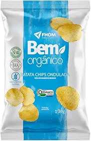 Batata Chips Ondulada Bem Orgânico 30g