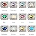 NOOFNO Birthstone Charms for Italian Charm Bracelet, 9mm, Birthday Gift (October)