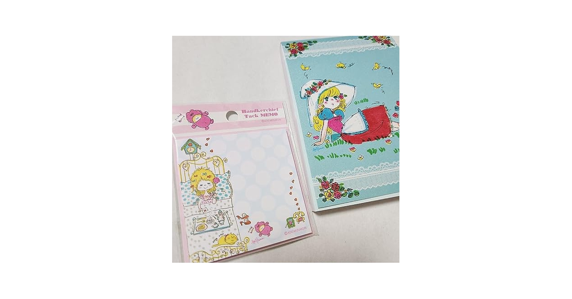 Amazon.co.jp: 水森亜土 亜土ちゃん メモ帳、ふせんセット