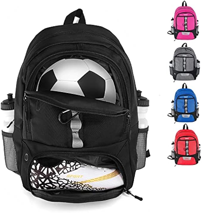 WOLT Youth Soccer Bag Soccer Backpack & Bags for Basketball, Volleyball & Football Sports