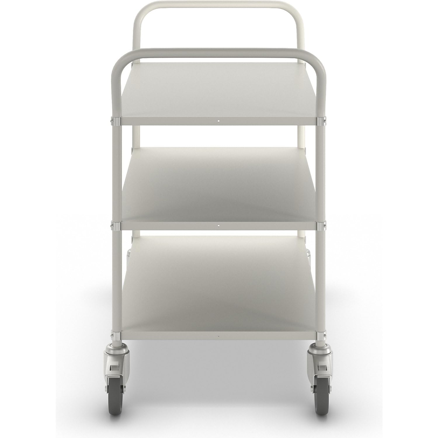 leichter Carrellino | vassoio carrello con 3 ripiani in metallo grande 125 mm girevole gest ell ruote