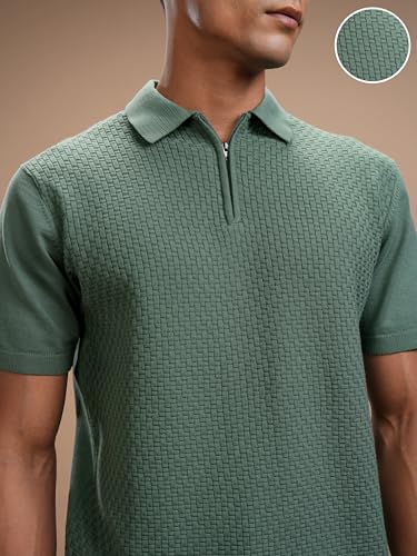 Image of Highlander Men's Polo Tshirt | Flat Knit | Regular Fit | Polo T-Shirt for Man