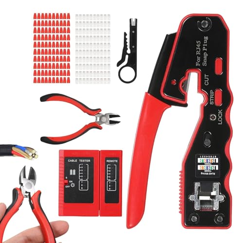 Crimpadora De Terminales De Alambre De Trinquete, Herramienta De Crimpado De Alambre, Pinza De Crimpado Multifuncional, Pinzas Eléctricas Amigables Para Electricistas Profesionales Y