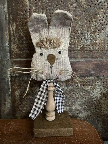 Primitivessuppliesforgrubbyprimitiverusticeasterbunnyrabbitspindledoll12poseableearsozzieforholidaykitchenfarhousehomedecor Urban Country Home Decor Primitives supplies for grubby primitive rustic easter bunny rabbit spindle doll 12 poseable ears ozzie for holiday kitchen farhouse home decor urban country home decor