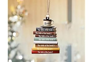 CleveFit Personalized Flat Christmas Book Decoration