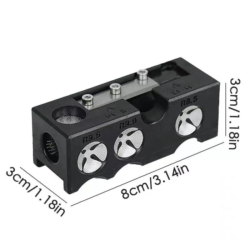 11-in-1 Billiard Stick Scuffer Multifunctional Snooker Pool Cue Tip Tool Portable Cue Tip Repair Tool Cue Tip Accessories