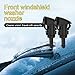 Windshield Washer Nozzles Kit, Washer Jet and 2 Meter Fluid Hose with Connector, Windshield Washer Hose Kit Compatible with Chrysler, Dodge, Jeep, Replaces OEM #: 4805742AB, 5113049AA