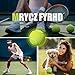 MRYCZ FYRHD Training Tennis Balls – 12 Pack Practice Balls with Mesh Bag, Great for Beginners & Dogs, Bulk Tennis Balls for Training & Play
