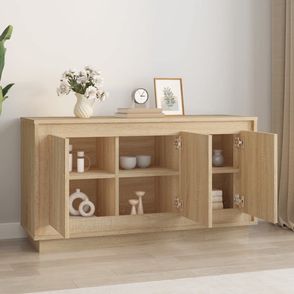Hothingwell Sonoma drewniany bufet inżynieryjny 102 x 35 x 55 cm