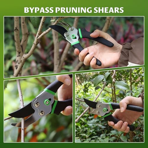 Juego de tijeras de jardinería 2 piezas miniatura 6
