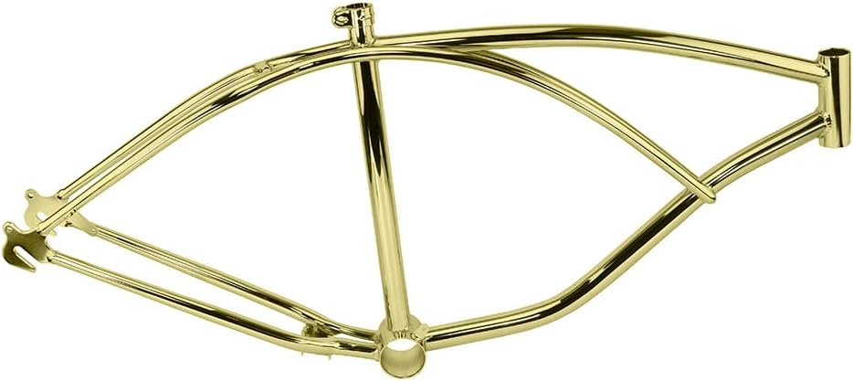 Lowrider Bike 24 Beach Cruisers Frame Gold.