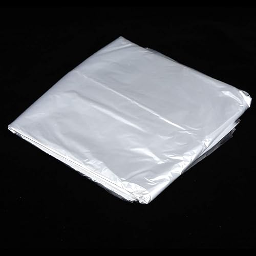 Miniatura 8 de Hapivida 50 bolsas desechables transparentes para ropa bolsas de limpieza en seco bolsas de traje bolsas colgantes para limpieza en seco