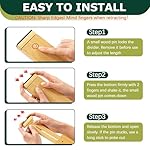 Lzerking Kitchen Drawer Dividers 6 Pack, 17-22" Adjustable Bamboo Drawer Organizers Large, Spring Loaded, Expandable Utensil Organizer, Works in Kitchen, Dresser, Closet, Bathroom, Bedroom - Image 3