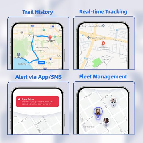 Image of GPS Tracker for Vehicles, Hidden Magnetic Tracker with 4G SIM Included | 120-day battery, real-time updates, trip history, geofence, driving alerts, Subscription Required, 30-Day Data Included
