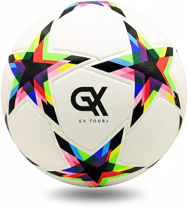 Thermo Bonded Polyurethane Soccer Ball Size 5. World Cup Quality, All-Surface Play, Eco Leather Cover, Outdoor Sports, Premium Size 5 Soccer Ball for Training & Competitive Matches