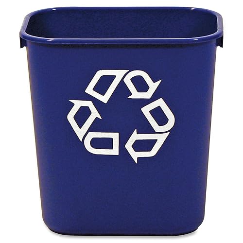 Rubbermaid Commercial Products - Basurero de escritorio de resina plástica Azul,Beige,Negro,Gris,Verde