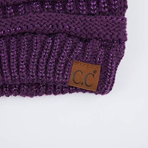 Image of C.C Exclusives Cable Knit Beanie - Thick, Soft & Warm Chunky Beanie Hats (HAT-20A)(HAT-30)(HAT-730) (YJ-816) (HAT-80)