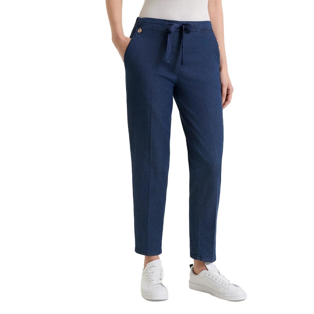 RAGNO Jeans Jogger con Tasche in Super Light Denim ds87pb