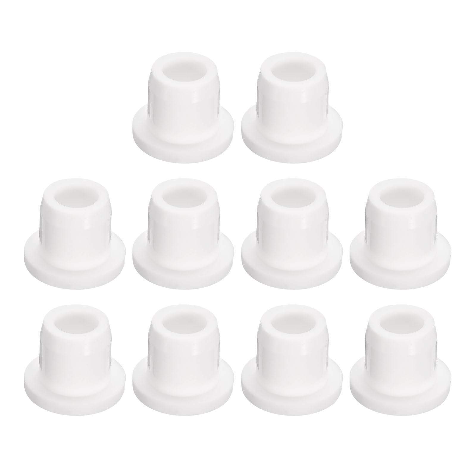 uxcell 10 Pieces White Plug Holes, T11 Waterproof Rubber Button Plug for 11mm / 0.43" Hole
