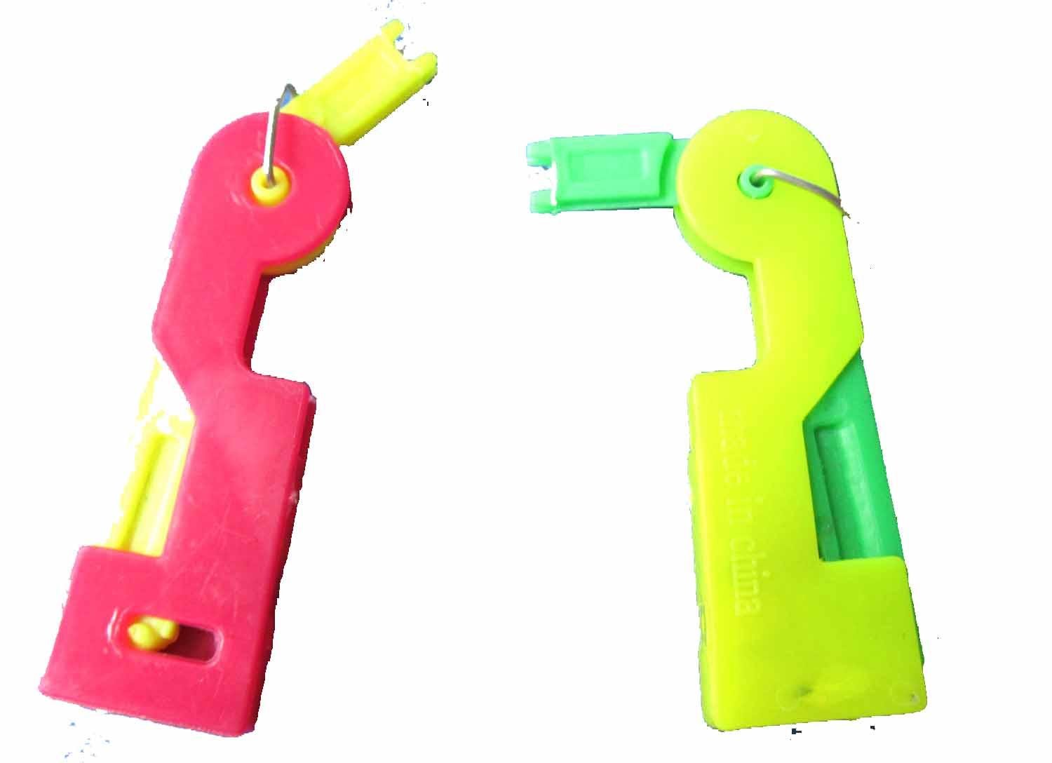 Miniblings 2X Threader Threading Tool Needle Threader Thread Sewing DIY, 7cm