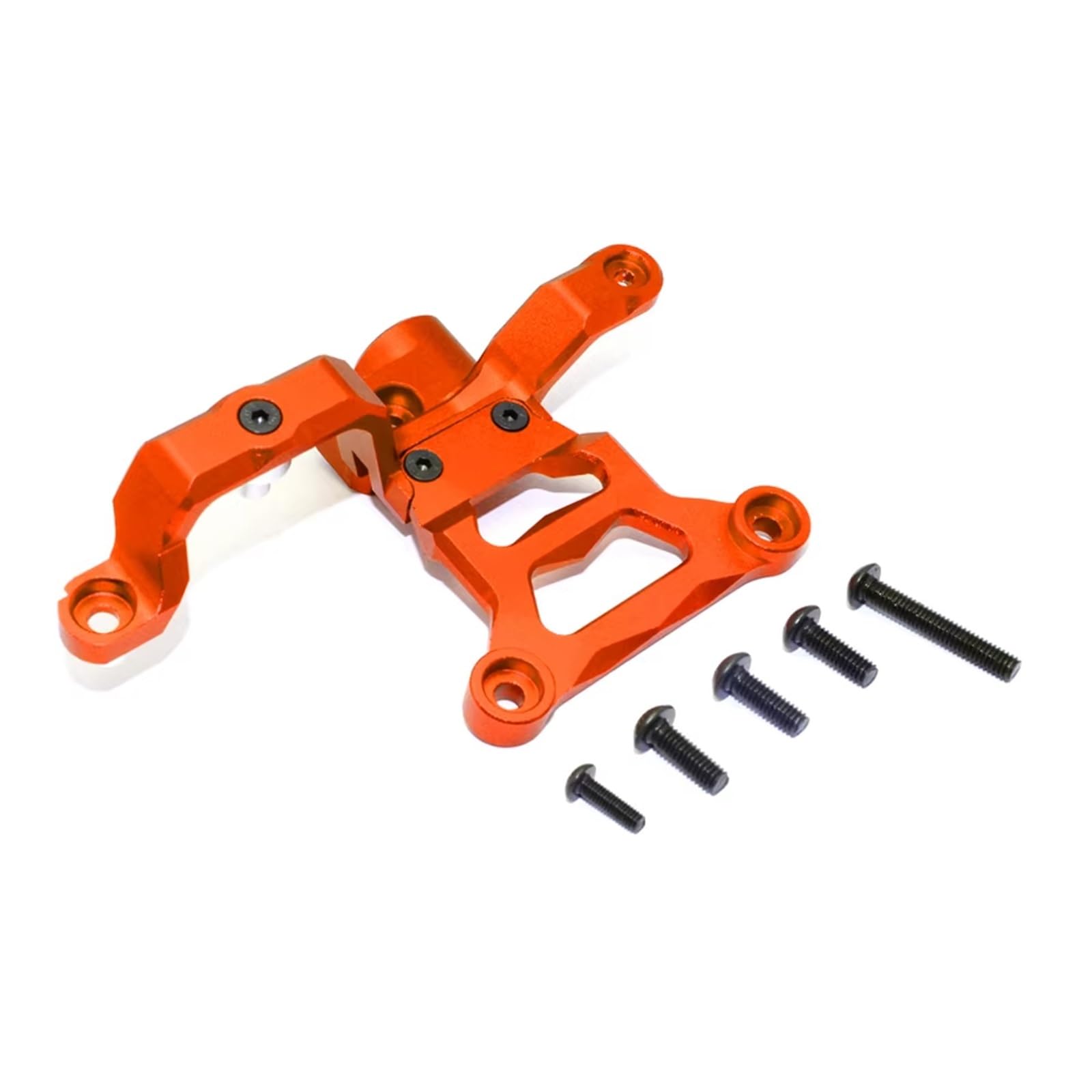 RC Accessories Compatible With Traxxas For X-MAXX 6S 8S 4WD For Monster Truck 1/5 RC Car Upgrade Parts Metal Steering Bellcrank Support 7746(Orange)