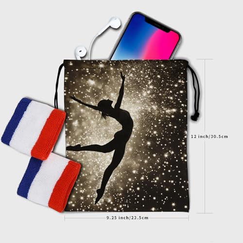 Image of Nerxy Pet Gymnastics Grip Bag Dog Cat Drawstring Grip Bags Puppy Shoe Bag Gym Storage Pouch