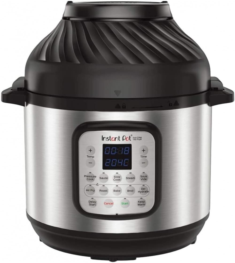 Instant Pot Duo Crisp + Air Fryer 11in1 Multicooker, 8L Pressure