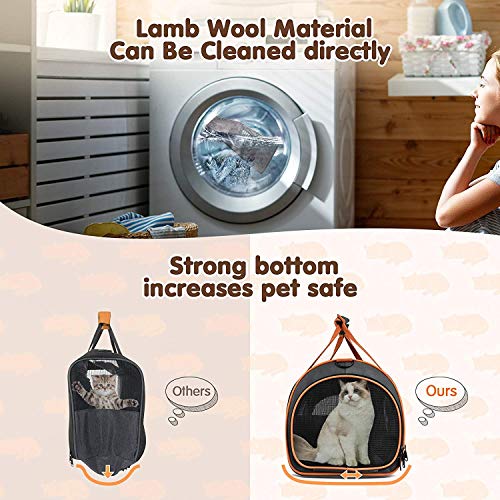 OKMEE Cat Carrier TSA Airline Approved with Ventilation for Small Medium Cats Dogs Puppies, Dog Carrier with Big Space… - Image 6
