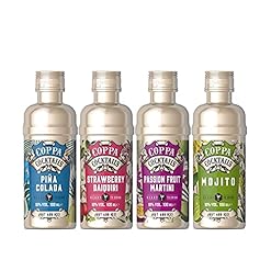 Buy Premium Ready-to-Drink Mini Coppa Cocktails - Mojito, Strawberry Daiquiri, Pina Colada & Passion Fruit Martini (Pack of 4) – il GUSTO