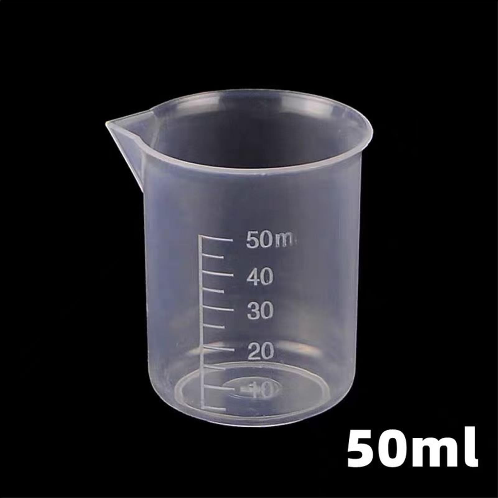 25 ml do 1000 ml przezroczysty plastikowy kubek do pomiaru płynów do laboratoryjnych przyrządów pomiarowych kuchni (250 ml, 3 szt.)