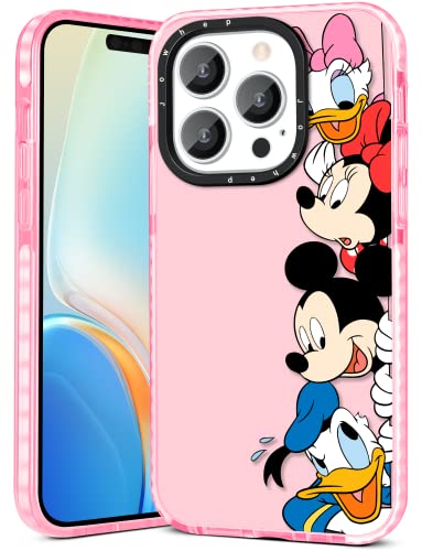 Jowhep Dishini Family For Iphone 14 Pro Max 6.7" Case Cute Cartoon Character Girly For Girls Kids Boys Phone Cases Cover Fun Design Kawaii Soft Tpu Protective Case For Iphone 14 Pro Max 6.7 Inches #TOP18