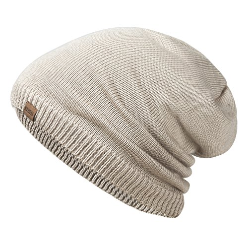 REDESS Slouchy Long Oversized Beanie Hat Women Men, Variy Styles Colors Fleece Lined Winter Warm Knit Cap (Beige) REDESS Slouchy Long Oversized Beanie Hat Women Men, Variy Styles Colors Fleece Lined Winter Warm Knit Cap (Beige)